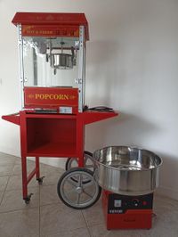 fun food suikerspin machine popcorn machine party-verhuur-apeldoorn.nl